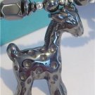 Real BLACK HEALING HEMATITE Pendant Necklace GIRAFFE