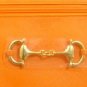 Fashion Orange PURSE Handbag BAG Simulated Leather