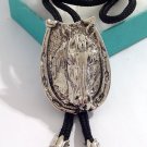 SILVER TONE HORSE HEAD BOLO TIE Cowboy WESTERN NECKLACE