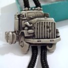 Pewter Metal Truck BOLO TIE Cowboy WESTERN NECKLACE