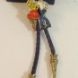DANCERS Couple Metal BOLO TIE Cowboy WESTERN NECKLACE