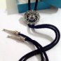BLACK ENAMEL SPIDER BOLO TIE Cowboy NECKLACE