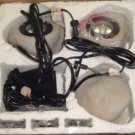 3 REAL STONE LAMP FIXTURE LIGHT HALOGEN Free Shipping