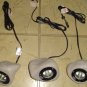 3 REAL STONE LAMP FIXTURE LIGHT HALOGEN Free Shipping