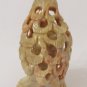 HAND CARVED STONE INSIDE TUMMY BABY FIGURINE PENGUIN