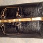 ANTIQUE 1904 Carson DOCTOR BAG Black Cowhide LEATHER