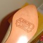 Women Beige LEATHER COWBOY WESTERN SANCHO BOOTS New 37
