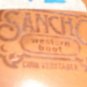 WOMEN BLUE LEATHER COWBOY WESTERN SANCHO BOOTS 38 NEW