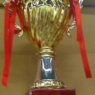 10" GOLD TONE Quality METAL TROPHY Reward CUP Sport