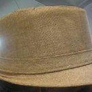 Beige Fedora Unisex One Size Hat