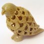 HAND CARVED STONE INSIDE TUMMY BABY FIGURINE Vulture