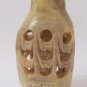 HAND CARVED STONE INSIDE TUMMY BABY FIGURINE 4" BIRD