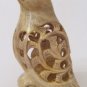 HAND CARVED STONE INSIDE TUMMY BABY FIGURINE 4" BIRD
