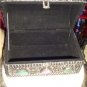10" INDIA PEWTER SAFE JEWELRY BOX w STONE FREE SHIPPING