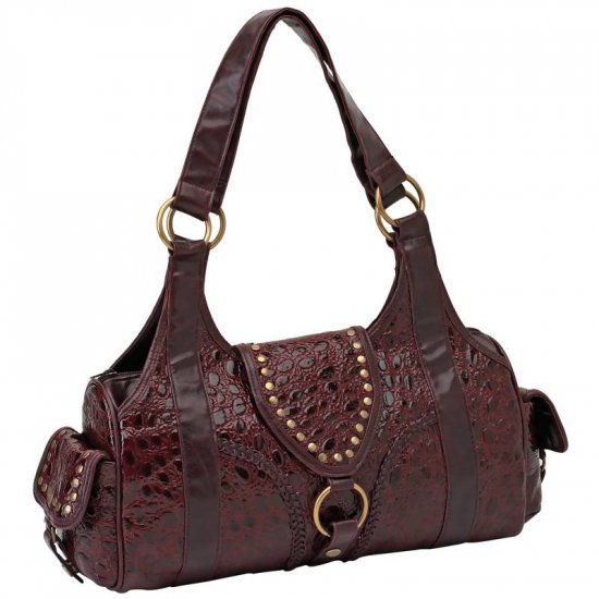 dune burgundy purse