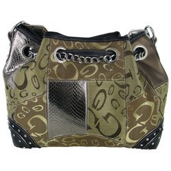 Gigi Chantal Gold Patchwork Handbag