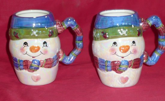 Snowman Mugs