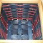 NEW Homemaker's Idea Handmade Navy Tissue Holder Basket