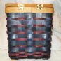 NEW Homemaker's Idea Handmade Navy Tissue Holder Basket