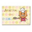 Chief ai-li cat -Anyone can Cook- Postcard Set