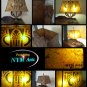 NYM Arts Bell Rectangle Lt Amb Mica Shade DD2 for your Antique Vintage Table Lamp Base