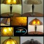 NYM Arts Daum Hex Mica Shade for your Antique Vintage Art Nouveau Victorian Table Lamp Base