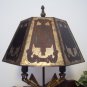 NYM Arts Table Octagon Shade in Light Amber Mica with Old Deco Nude Design