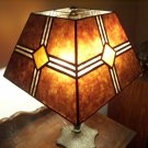 NYM Arts Mission Diamond Mica Shade for your Antique Vintage Lamp