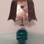 Custom Crystal Head Vodka "Pirate's Rubies" lamp and shade set by NYM Arts