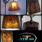 Antique Mica Shade Replacement Deco Rainbow on your choice of Mica for Your Antique Lamp