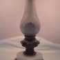 Antique Double Gooseneck Onyx Lamp with Mica Shades by NYM Arts
