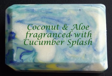 Coconut & Aloe Soap - Cucumber Splash