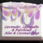 Lavender, Lavandin & Patchouli - Coconut & Aloe soap