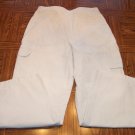 SONOMA Vintage Khaki Mens Men's CARGO PANTS Slacks Waist 34 Inseam 32 001mp-2 location93