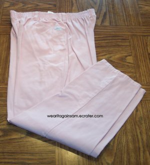 Chic Pink Women's Denim Like Pants Size 16p 16 Petite 001p-8 location92