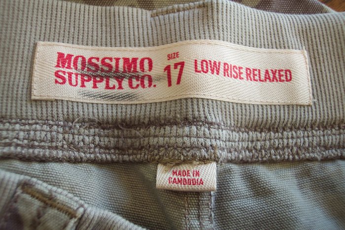 mossimo supply co cargo pants