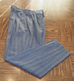 Fundamental Things Petites Houndstooth Work Pants High Waisted Mom Trousers Size 4P 001p-27 loc12