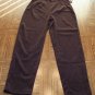 Vintage Women's Brown MicroSuede Legging Pants Size 8 001p-38 locw14