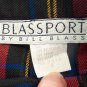 BLASSPORT by BILL BLASS Women's Plaid Pencil SKIRT Size 8  001s-03 School Girl locw21