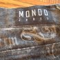 MONDO WOMEN'S Black Print JEANS Size 10  001p-49 locationbin2