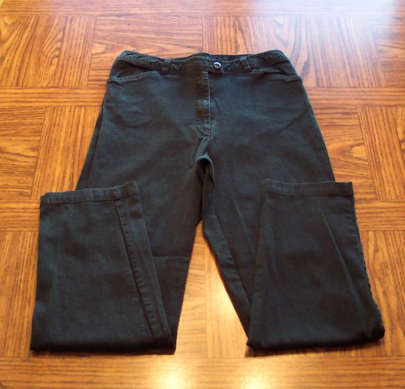 SONOMA WOMEN'S Black Stretch PANTS Size 10 001p-52 Womens Slacks locationw6