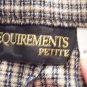 Vintage REQUIREMENTS PETITES WOMEN'S Plaid PANTS Size 6P 6 Petite 001p-55 locationw6