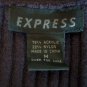 Retro Vintage EXPRESS Plum Cable Knit SWEATER Top Size M Medium wt-5 (bin3)