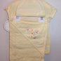 POT OF GOLD INFANT GIRLS Yellow LAYETTE 3pc SET - Bath Blanket Outfit Hat 0 - 3 Months locationw7