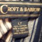 CROFT & BARROW MEN'S SHORT SLEEVE Striped POLO Shirt  Size LT Large Tall 001SHIRT-11 location90