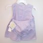 LULLABY CLUB  INFANT Girls Summer Outfit NWT Lavender Dress Set 9 Months locationw7