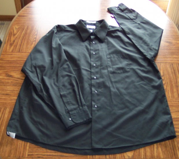 mens black sateen shirt