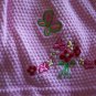 TINY TOTS Pink Girls SHORT OUTFIT 6 - 9 Months Butterflies Flowers (bin3)