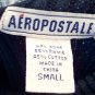 AEROPOSTALE Navy Cable Knit SWEATER Top Size S Small (bin3)
