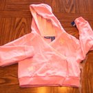 GENUINE KIDS FROM OSHKOSH GIRL'S Pink Butterfly Hooded Jacket Style 110837 Size 6 locationw4